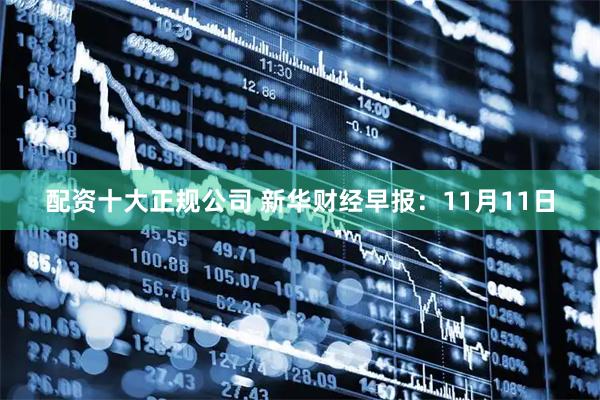 配资十大正规公司 新华财经早报：11月11日